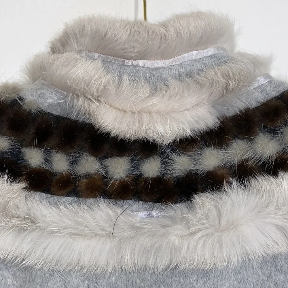 Vintage Mitra Angora and Lams Wool Button Down Sweater - Picture 9 of 16